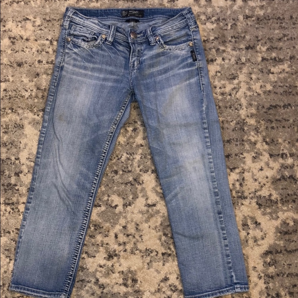 Women’s Silver Capris